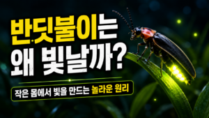 반딧불이는 왜 빛날까? 작은 몸에서 빛을 만드는 놀라운 원리