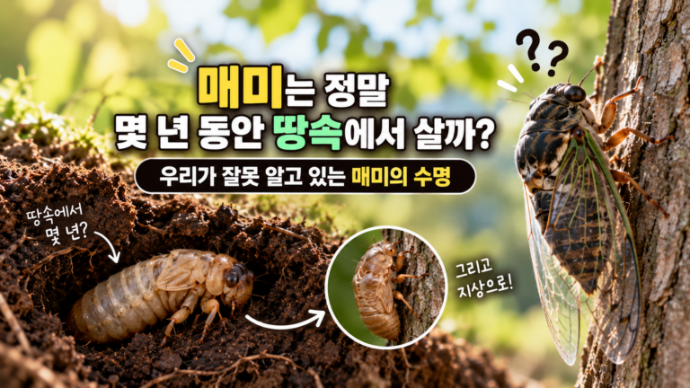 매미는 정말 몇 년 동안 땅속에서 살까? 우리가 잘못 알고 있는 매미의 수명
